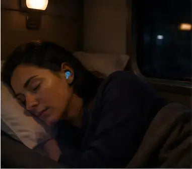 Bouchons d'oreille pour dormir en train de nuit - SHIELDPODS