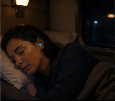 Bouchons d'oreille pour dormir en train de nuit - SHIELDPODS