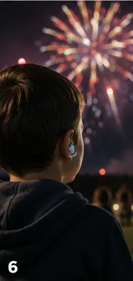 Bouchons d'oreille pour les feux d'artifice - SHIELDPODS