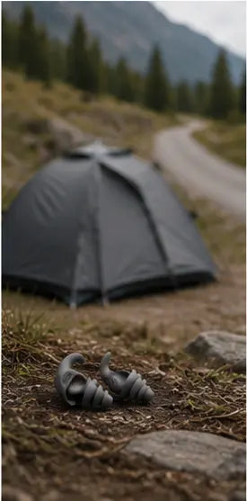 Choisir un emplacement de camping moins bruyant - SHIELDPODS