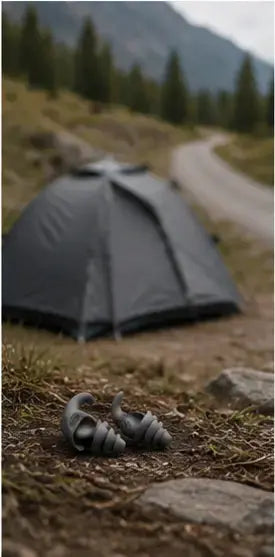 Choisir un emplacement de camping moins bruyant - SHIELDPODS