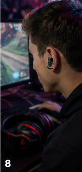 Bouchons d'oreille pour LAN party et tournois esport - SHIELDPODS