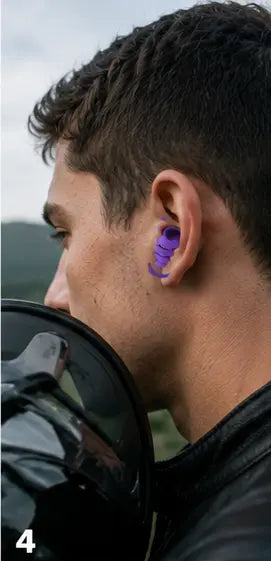 Bouchons d'oreille moto : réduire la fatigue sonore - SHIELDPODS
